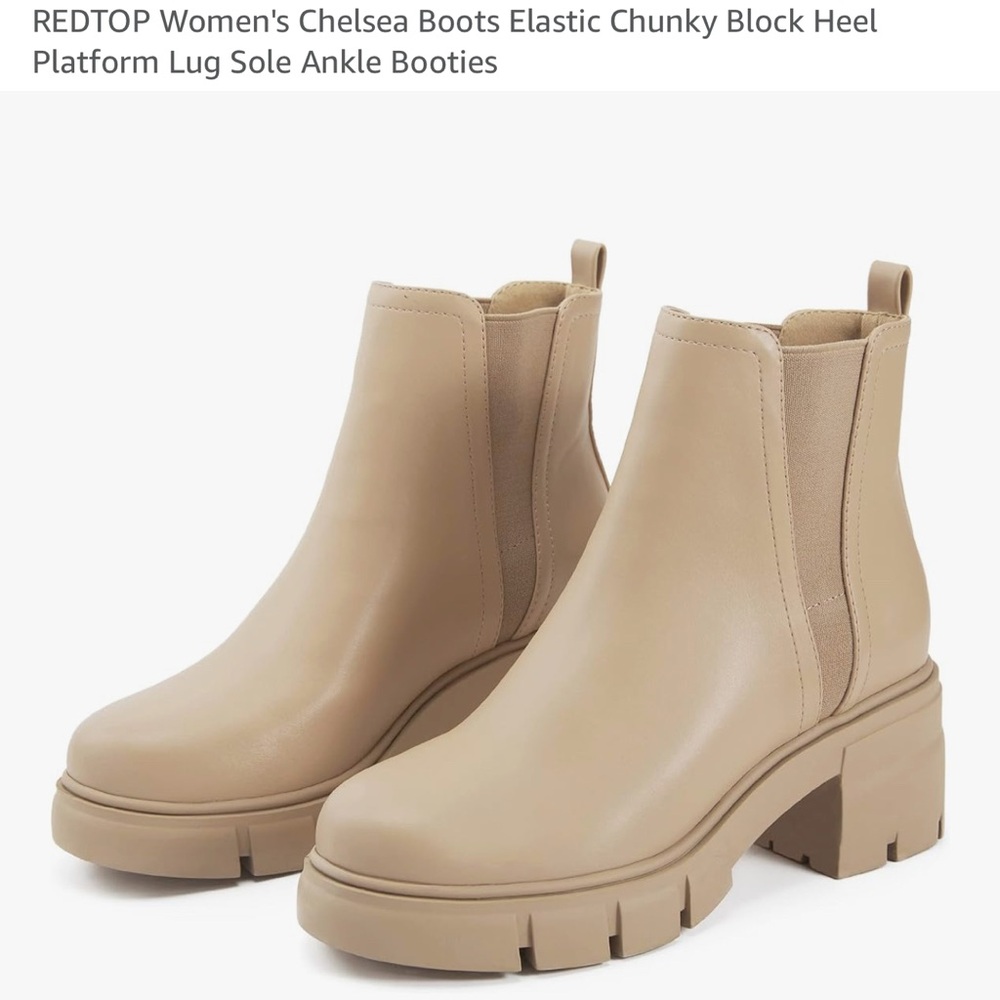 Women's Tan Chelsea Boots
